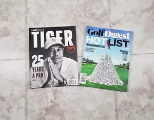 Bundle Lot Golf Digest Hot List Tiger Woods 25 Years Anniversary Magazine 2021 - Picture 1 of 5