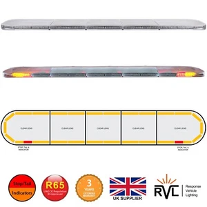 LED Beacon Light Bar 1800mm Stop / Brake Tail Indicators STI Amber Recovery 6ft - Picture 1 of 17