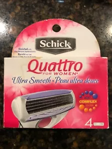 Schick Quattro For Women Ultra Smooth 4 Kartuschen Açaí Jojoba Komplex - Bild 1 von 3