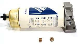 Racor 10 Micron Diesel Filter Spin On Water Separator Clear Bowl 90GPH 3/8 NPT - Picture 1 of 4