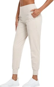 Oalka Womens Joggers High Waist Pockets Sweatpants Sport Workout Pants (Sz XS) - Picture 1 of 3