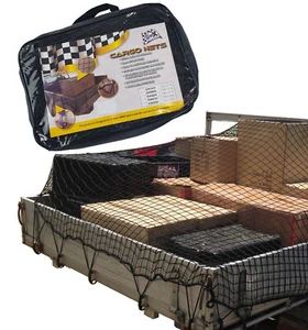 Cargo Net 1.5m x 2.2m 35mm Square Mesh Safe & Legal -Great for Ute Truck Trailer - Picture 1 of 5