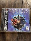 Populous: The Beginning (PlayStation 1 PS1, 1999) VGC Disc Complete CIB Manual