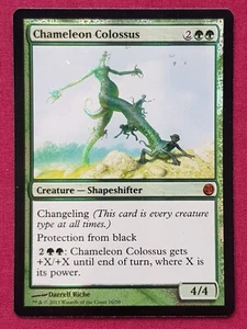 Magic The Gathering FROM THE VAULT TWENTY FOIL CHAMELEON COLOSSUS green card MTG - Picture 1 of 2