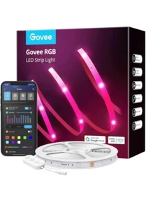 Govee 100Ft LED Strip Lights, Bluetooth RGB LED Lights with App Control. - Picture 1 of 8