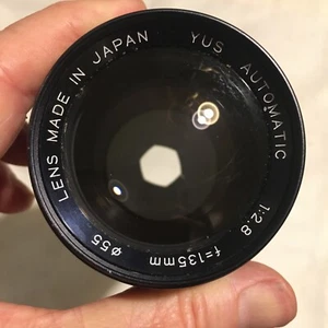 YUS Automatic 135mm f/2.8 Portrait Telephoto Lens for Contax, Yashica C/Y Mount - Picture 1 of 8