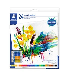 Pinturas acrílicas STAEDTLER 24 unidades 12 ml - Imagen 1 de 10