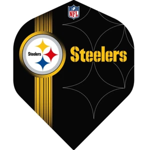 Pittsburgh Steelers Standard Dart Flights NFL No2 - Imagen 1 de 1