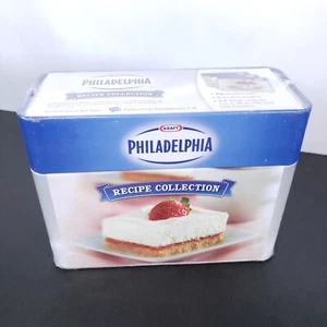 Collectible Kraft Philadelphia Cream Cheese Tin with Recipe Card Collection NEW - Picture 1 of 9