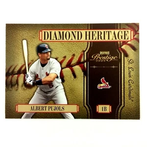 Albert Pujols 2005 Playoff Prestige Diamond Heritage Insert #5 MLB STL Cardinals - Picture 1 of 2