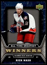 2006-07 Upper Deck All-Time Greatest Rick Nash Columbus Blue Jackets #ATG6 R61