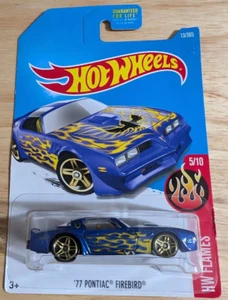 new 2017 hot wheels 1977 pontiac firebird (hw flames 5/10) #13/365 - Picture 1 of 1