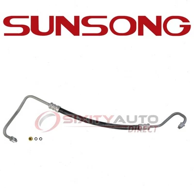 Sunsong Power Steering Pressure Line Hose for 1980-1987 Pontiac Grand Prix - sg - Image 1 of 4