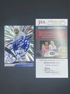 TJ Brodie Signed 2023-24 Upper Deck Outburst Silver IP Auto JSA Maple Leafs - Picture 1 of 2