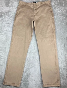 Pantalones chinos American Tall para hombre caqui calce recto informales talla 40x36 (39x34) - Imagen 1 de 12