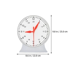 24 Hour Clock Teaching Model Child Educational Toy Perception Time Tool - Picture 1 of 12