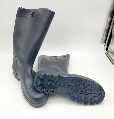Dunlop Waterproof Work Boots Mens Size 10 14" Tall PVC Lightweight USA Made - Image 1 of 4
