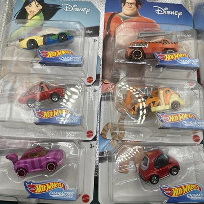 Disney Character Cars. Hotwheels. Series 7. Full Set. 1/6-6/6. Complete - Image 1 of 4