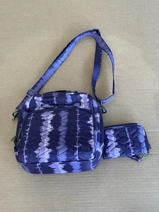 LUG Ranger Crossbody Bag Purse Shibori Purple Excellent M35 - Picture 1 of 8