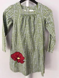 Hanna Andersson Flower Appliqué Dress Size 140/10 - Picture 1 of 4