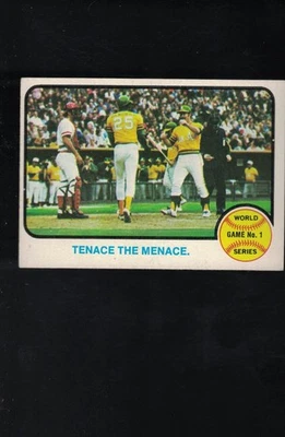 1973 Topps Baseball World Series Game 1 #203 - Image 1 of 2