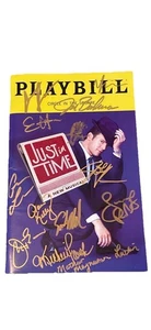 Just In Time Cast Signed Broadway Playbill Jonathan Groff Hamilton Spring Awaken - Picture 1 of 1