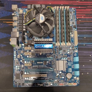 Motherboard GIGABYTE GA-X58-USB3 i7 920 I/O + Cooler LGA 1366 + 24GB DDR3 1600 - Picture 1 of 1