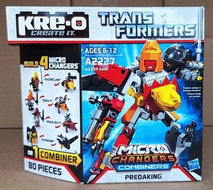 Hasbro KRE-O Transformers Micro-Changers Combiners PREDAKING Construction Set - Picture 1 of 3