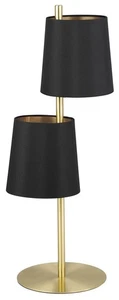 Brushed Brass Two Light Table Lamp from the Almeida 2 Collection - Picture 1 of 1