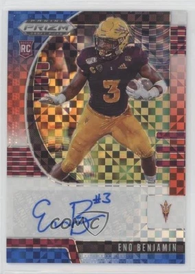 2020 Prizm Draft Picks Rookies Red White & Blue /99 Eno Benjamin Rookie Auto RC - Image 1 of 2