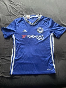 CHELSEA 2016/17 Home Football Shirt Adidas Blue 11-12 Years - Picture 1 of 5