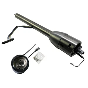 30"Tilt Manual Universal Natural Stainless Steel Steering Column & Wheel Adapter - Bild 1 von 7