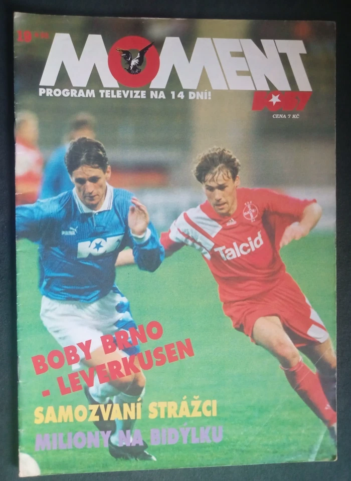 Orig. PRG  EC 2 / Pokalsieger  1993/94  BOBY BRNO - BAYER 04 LEVERKUSEN ! TOP - Bild 1 von 1