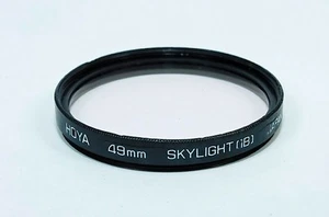 Hoya 49mm Skylight 1B Glass Filter with Metal Ring Made in Japan 10863 - Picture 1 of 1