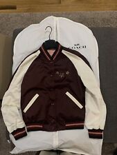 Coach Reversible Souvenir Varsity Jacket size  XS Suit Bag and Hanger Rare