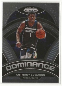 2022-23 Panini Prizm Dominance #17 Anthony Edwards Minnesota Timberwolves