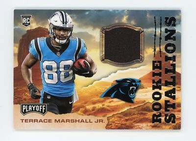 2021 Panini Playoff #RS-TMA Terrace Marshall Jr. Rookie Stallions Patch JAGUARS - Image 1 of 2