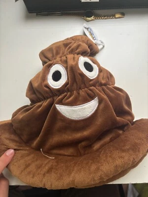 Emoji Poop Hat Great For Halloween NEW Size Small To Medium Head G - Image 1 of 3