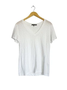 Rag & Bone Jeans T-shirt donna scollo a V manica corta colore bianco - Taglia M - Foto 1 di 5