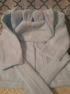 Fleece robe with hoodie - Picture 1 of 1