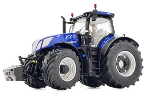 MODELLO TRATTORE NEW HOLLAND T7.340 HD BLUE POWER 1:32 MARGE TRACKER TRATTORE TOP - Foto 1 di 3