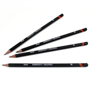 Derwent GRAPHIC Graphite Drawing Sketching Pencils, Assorted Grades - Picture 1 of 23