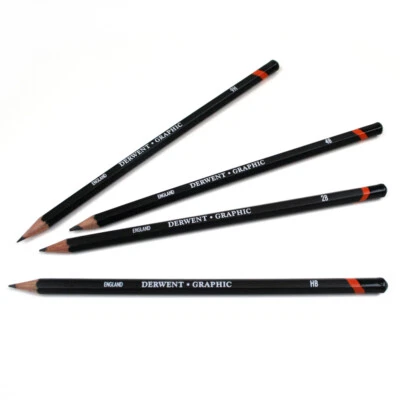 Derwent GRAPHIC Fine Artists Graphite Drawing Sketching Pencils - Image 1 of 4