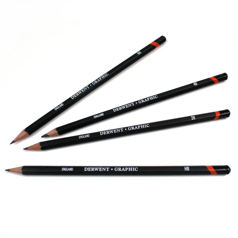 Derwent GRAPHIC Fine Artists Graphite Drawing Sketching Pencils - Image 1 of 4