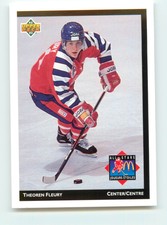 1992 Upper Deck McDonald's All-Stars #McD-07 Theoren Fleury Very Good