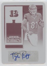 2015 Contenders Ticket Printing Plate Magenta 1/1 Tyler Kroft Rookie Auto RC 0x1