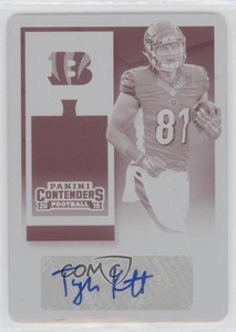 2015 Contenders Ticket Printing Plate Magenta 1/1 Tyler Kroft Rookie Auto RC 0x1