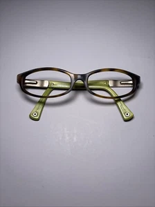 Coach HC 6037 5052 Brown Tortoise Green Kinslee Oval Frames 51-16-135 11685 - Picture 1 of 4