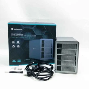 Yottamaster 5 Bay Festplattengehäuse Daisy-Chain, Externes Typ-C 10Gbps HDD - Afbeelding 1 van 7