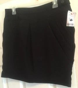 GONNA ME JANE misto cotone taglia 9 sexy junior NERA NUOVA $26,00 sopra il ginocchio mini - Foto 1 di 7